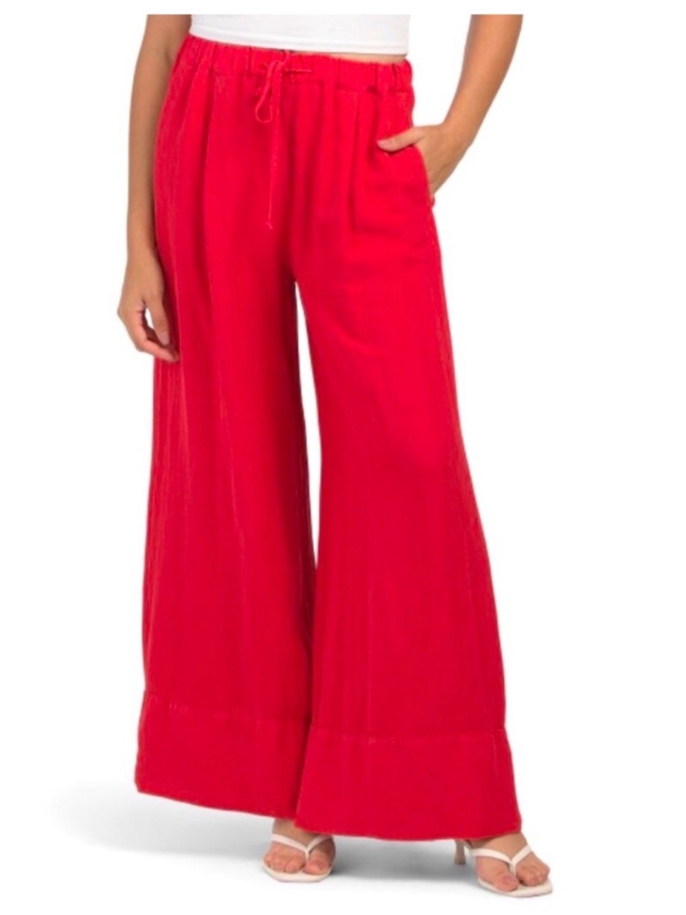 Young Fabulous & Broke Red Hilo Pants NWT Large